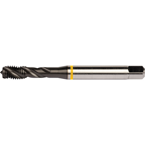 Taraud &agrave; goujures h&eacute;licoidales Yellow Shark, Acier rapide au cobalt, Filet de 7/16"-20, 3,937" l M & M Nord Ouest Inc