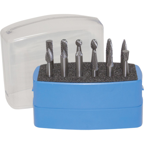Aluminum Cut Rotary Burr Set, 8 Pieces M & M Nord Ouest Inc