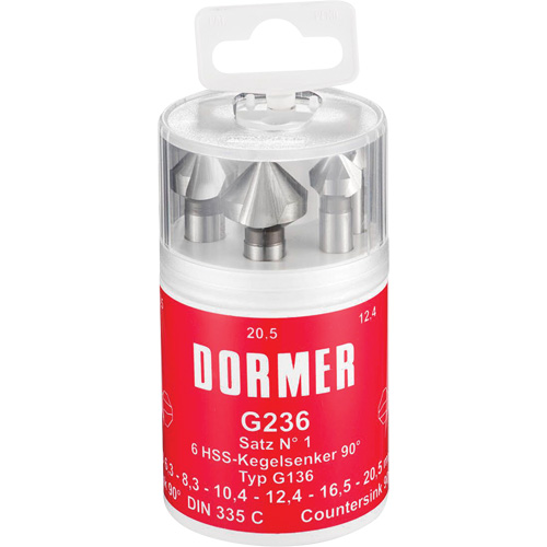 Jeu de fraises coniques 90°, 6 morcea M & M Nord Ouest Inc