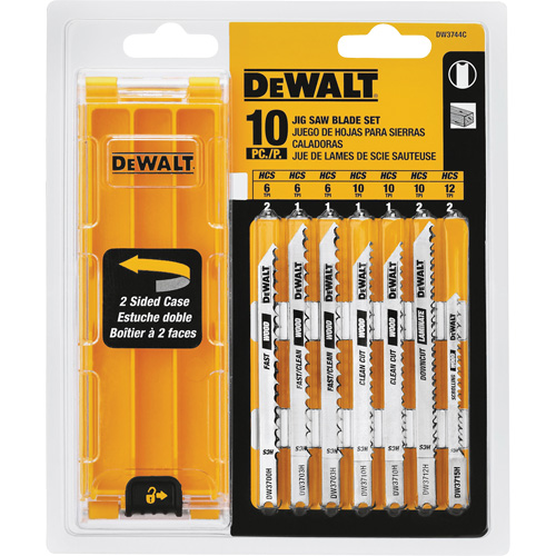 Jeu de lames de scie sauteuse &agrave; queue en U avec &eacute;tui M & M Nord Ouest Inc