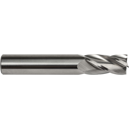 Fraise embout S134, 1/8" dia., 1-1/2" lo, 4 cannelures, 1/8" tige, Carbure M & M Nord Ouest Inc