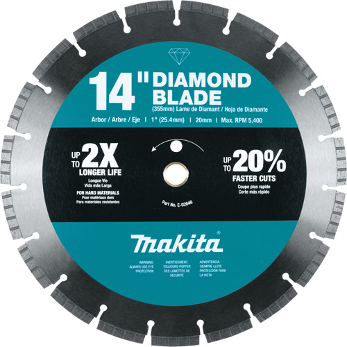Lame diamant turbo M & M Nord Ouest Inc