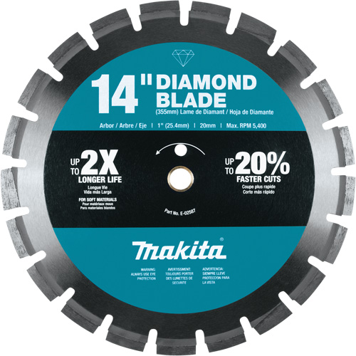 Segmented Rim Diamond Blade M & M Nord Ouest Inc