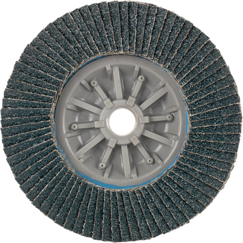 Long Life C-Trim Flap Disc, 4-1/2" x 5/8"-11, Type 27, 40 Grit, Zirconia Alumina M & M Nord Ouest Inc