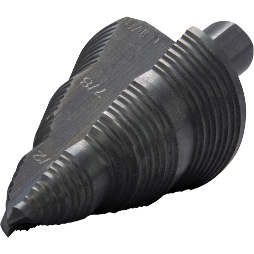 Foret &eacute;tag&eacute; &agrave; trous multiples no 9, 3/16" - 1-1/8", Acier rapide M & M Nord Ouest Inc