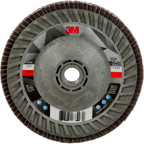 769F Quick Change Flap Disc, 5" x 5/8"-11, Type 29, 120+ Grit, Ceramic M & M Nord Ouest Inc