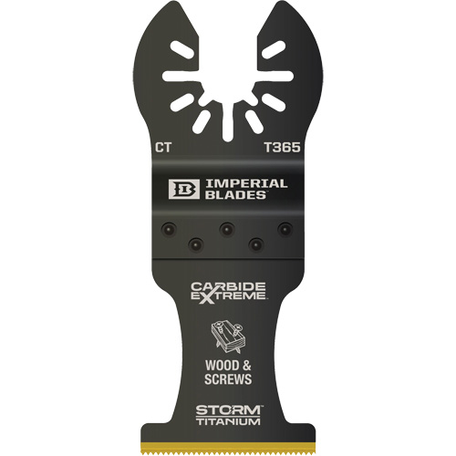 Lame en titane pour mat&eacute;riaux multiples Carbide Extreme Storm One Fit M & M Nord Ouest Inc