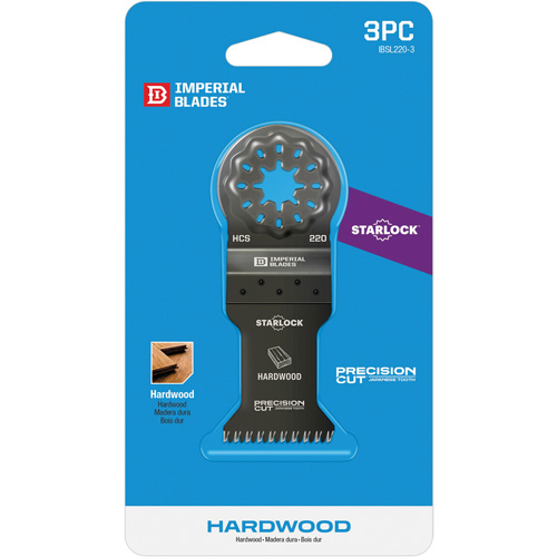 Lames &agrave; dents japonaises 1-3/8" pour le bois dur Starlock M & M Nord Ouest Inc