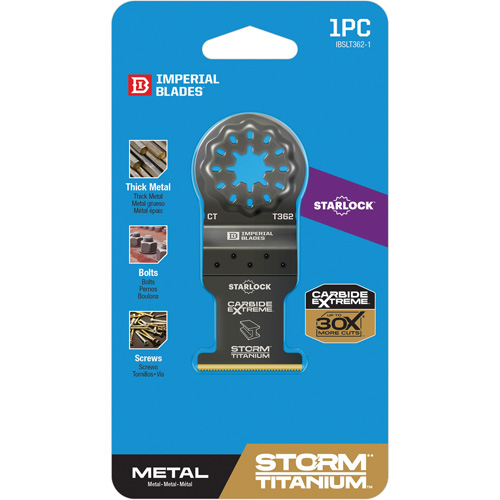 Starlock Carbide Extreme Storm Titanium Metal Blade M & M Nord Ouest Inc