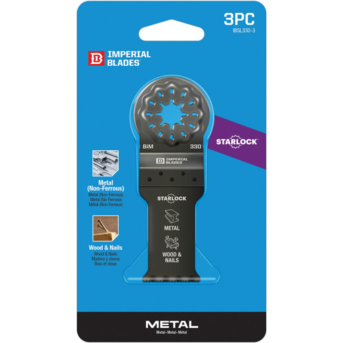 Lame standard pour le m&eacute;tal 1-1/8" Starlock M & M Nord Ouest Inc