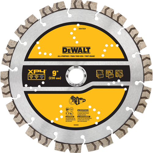 XP4 All-Purpose Segmented Diamond Blade M & M Nord Ouest Inc