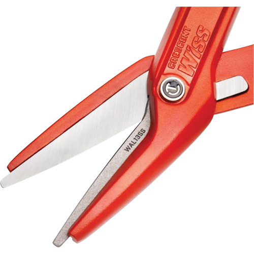 13" Serrated Aluminum Tinner Snip with Dipped Handle, 3" Cut Length, Straight Cut M & M Nord Ouest Inc