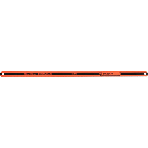 Hacksaw Replacement Blade, Bi-Metal, 12" L, 24 TPI M & M Nord Ouest Inc