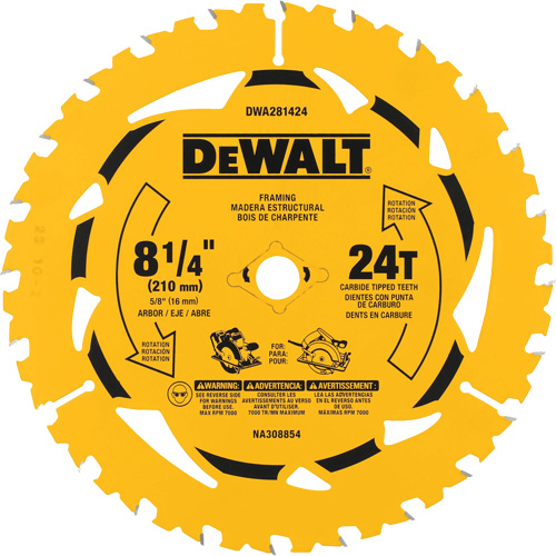 Lame de scie circulaire &agrave; refendre, 8-1/4", 40 dents, Pour Bois M & M Nord Ouest Inc