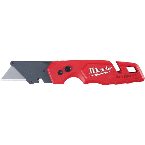 Couteau utilitaire pliant Fastback, poign&eacute;e en M&eacute;tal M & M Nord Ouest Inc