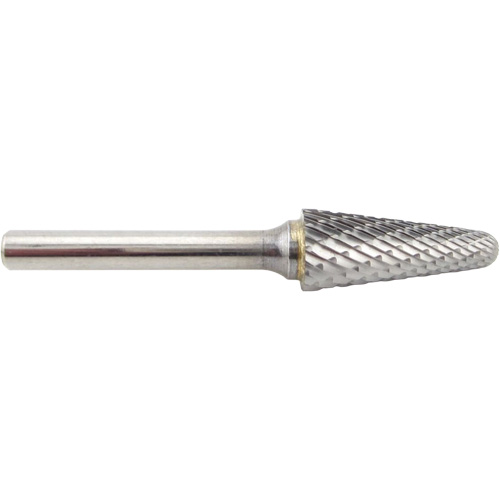 Fraise en carbure conique &agrave; coupe agressive, SL-5, 5/8" dia., 1/4" Tige, 1-3/16" Prof. de la coupe M & M Nord Ouest Inc