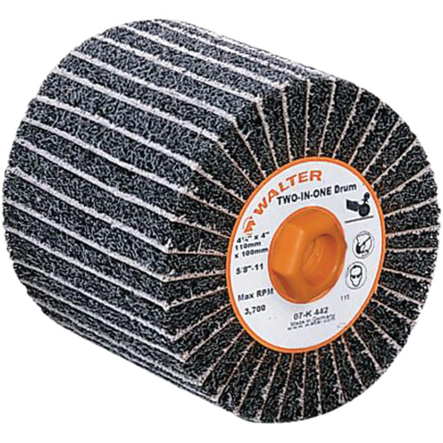 Tambour de finition Two-In-One, 4" la M & M Nord Ouest Inc