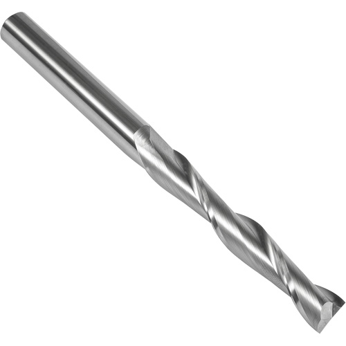 Fraise en bout carr&eacute;e extra longue 30° S111, 1/2" dia., 6" lo, 2 cannelures, 1/2" tige, Carbure M & M Nord Ouest Inc