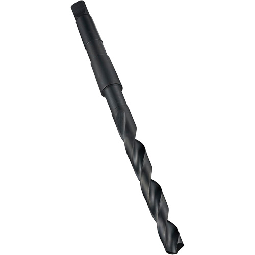 Thinned Point Taper Shank Drill Bit, 23.25 mm, High Speed Steel, 155 mm Flute, 118° Point M & M Nord Ouest Inc