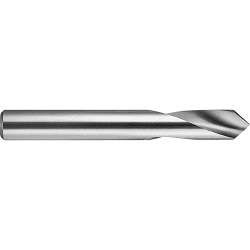 Spotting Drill, Bright, Regular Length, 1/4", High Speed Steel, 90° Point M & M Nord Ouest Inc