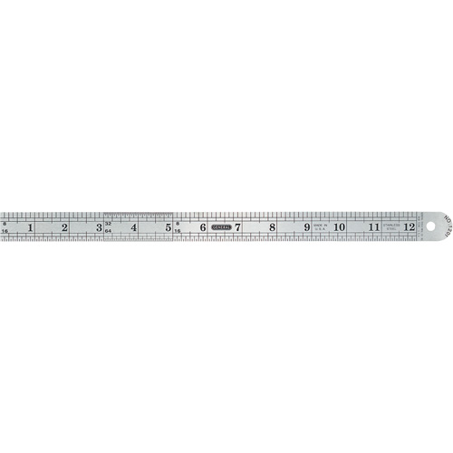 Industrial Precision Flexible Ruler, 13" L, Steel M & M Nord Ouest Inc