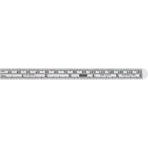 R&egrave;gle flexible de pr&eacute;cision &eacute;conomique, 6-1/2" lo, Acier M & M Nord Ouest Inc