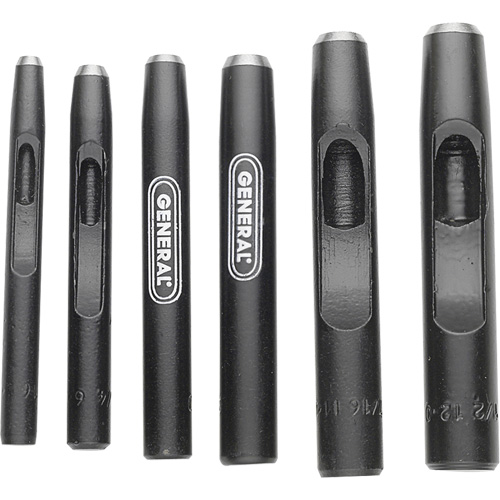 Jeu de poinçons creux en acier, 6 morcea M & M Nord Ouest Inc