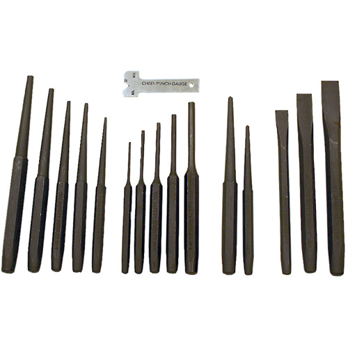 Punch & Chisel Set, 16 Pieces M & M Nord Ouest Inc