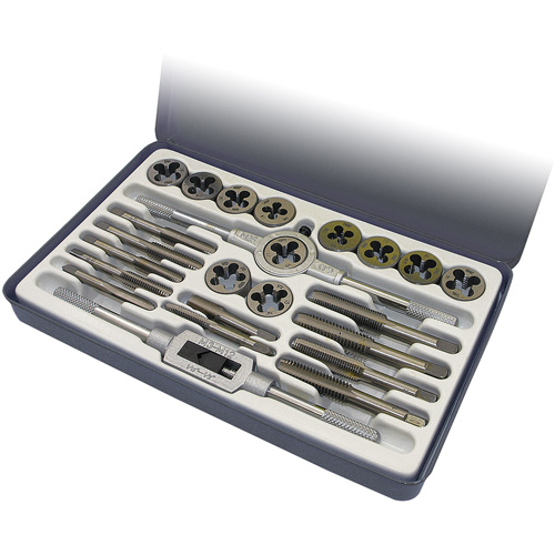 SAE Alloy Tap and Die Set, 24 Pieces M & M Nord Ouest Inc