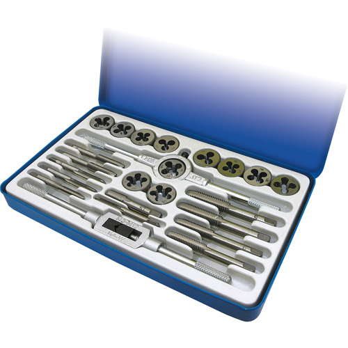 Metric Alloy Tap and Die Set, 24 Pieces M & M Nord Ouest Inc