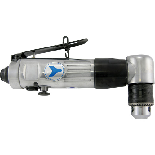 Heavy-Duty Reversible Angle Head Drill, 3/8" Chuck, 1700 No Load RPM M & M Nord Ouest Inc