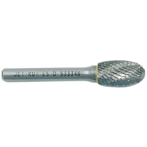 Fraise ovale, 1/4" dia., 1/4" Tige, 3/8" Prof. de la coupe M & M Nord Ouest Inc
