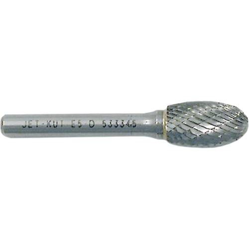 Fraise ovale, 3/8" dia., 1/4" Tige, 3/8" Prof. de la coupe M & M Nord Ouest Inc