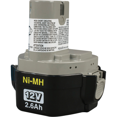 Bloc-piles de style nacelle, Ni-MH, 12 V, 2,6 A M & M Nord Ouest Inc