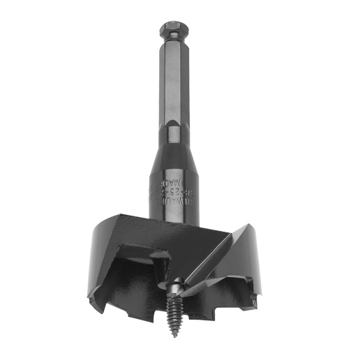 Foret standard &agrave; alimentation automatique, 2-9/16", Longeur de 3-5/8", Tige 7/16" hexagonal M & M Nord Ouest Inc