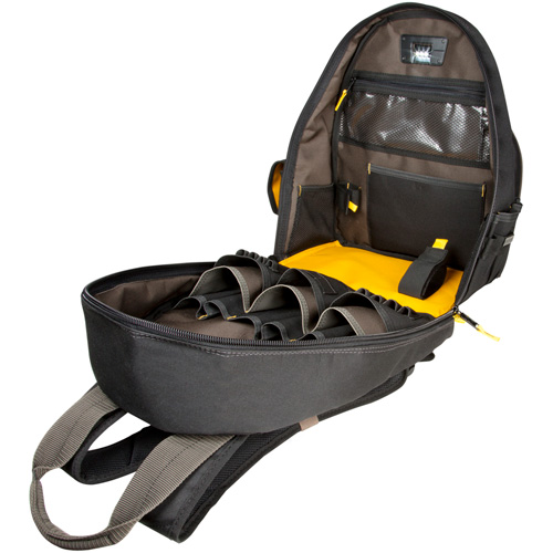 Techgear 53-Pocket Tool Backpack, 16" L x 13-1/4" W, Black, Polyester M & M Nord Ouest Inc