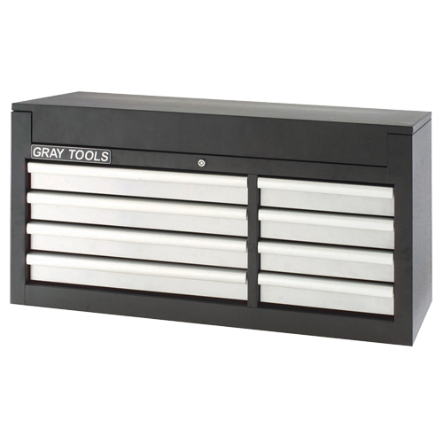 Top Chest - 8 Drawers, 53-3/8" W, 8 Drawers, Black M & M Nord Ouest Inc