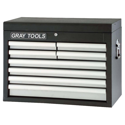 Top Chest - 8 Drawers, 26" W, 8 Drawers, Black M & M Nord Ouest Inc