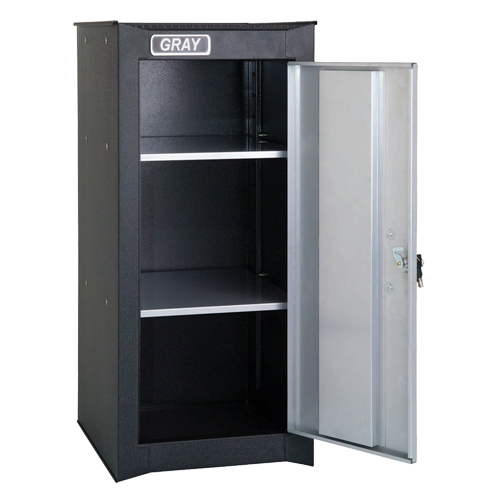 Side Rider Cabinet, 2 Drawers, 14-3/4" W x 18" D x 33-3/4" H, Black M & M Nord Ouest Inc