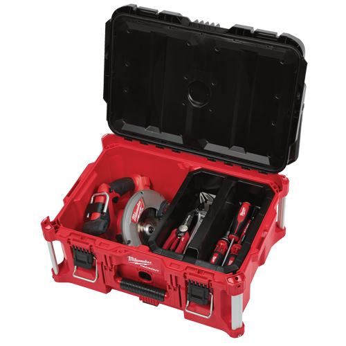 Packout Large Tool box, 22" x 16" x 11", Black/Red M & M Nord Ouest Inc