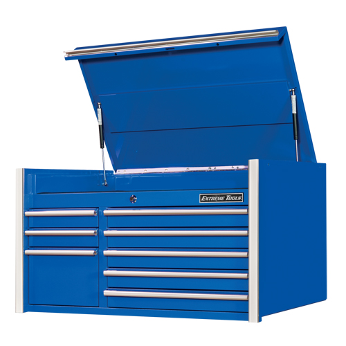 RX Series Tool Chest, 41" W, 8 Drawers, Blue M & M Nord Ouest Inc