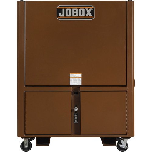 Field Office Jobsite Box, 33" W x 63" D x 80" H, Steel, Red M & M Nord Ouest Inc