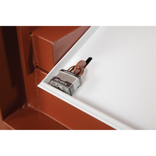 Field Office Jobsite Box, 33" W x 63" D x 80" H, Steel, Red M & M Nord Ouest Inc