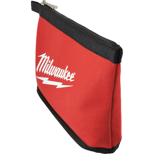 Zipper Pouch, Canvas, 1 Pockets, Black/Red M & M Nord Ouest Inc