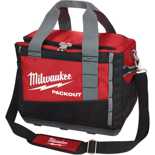 Packout Tool Bag, Ballistic Nylon, 2 Pockets, Black/Red M & M Nord Ouest Inc