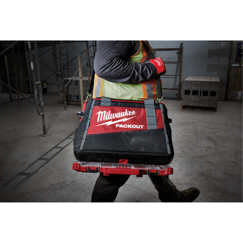 Packout Tool Bag, Ballistic Nylon, 8 Pockets, Black/Red M & M Nord Ouest Inc
