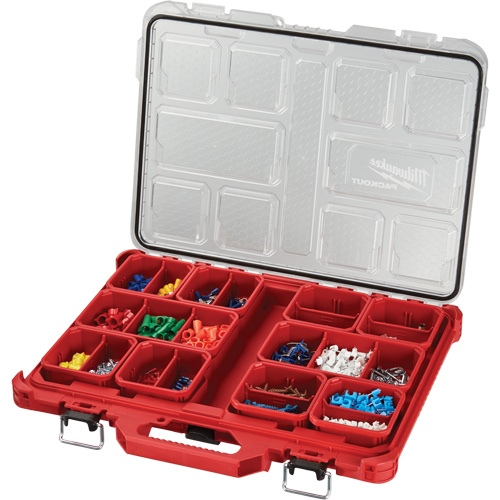 Organisateur profil&eacute; Packout, 19-3/4" x 16-2/5" x 2-1/2", Noir/Rouge M & M Nord Ouest Inc