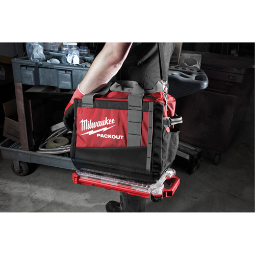 Organisateur profil&eacute; et compact Packout, 16-2/5" x 9-3/4" x 2-1/2", Noir/Rouge M & M Nord Ouest Inc