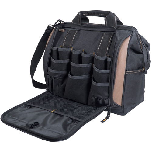 Porte-outils &agrave; compartiments multiples, Polyester, 33 pochettes, Noir M & M Nord Ouest Inc