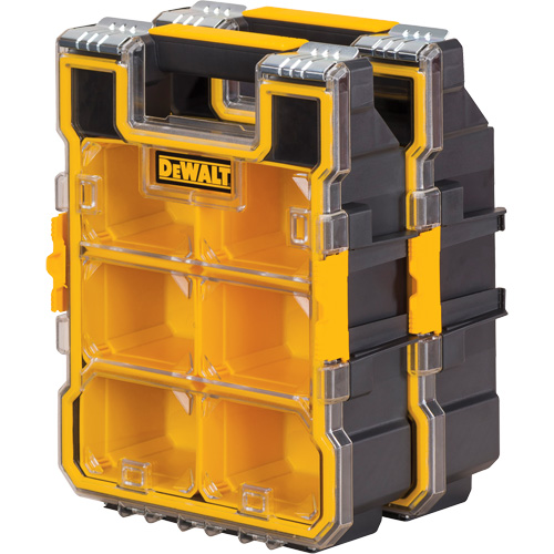 Organisateur de format moyen PRO, 4-1/2" la x 10-1/4" p x 13-3/5" h, Noir/Jaune M & M Nord Ouest Inc